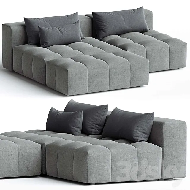 Bubble Soft 210x180cm modular sofa 3ds Max