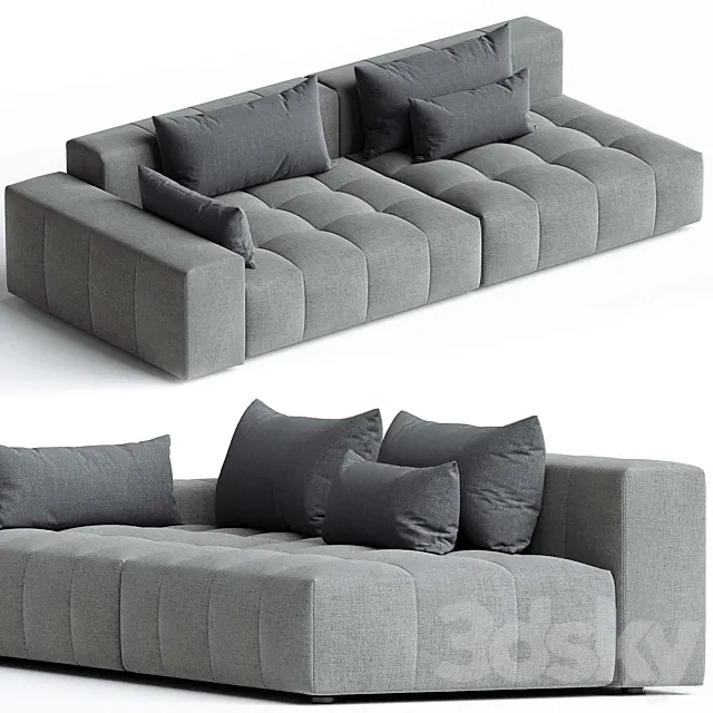 Bubble Soft 270x120cm modular sofa 3ds Max