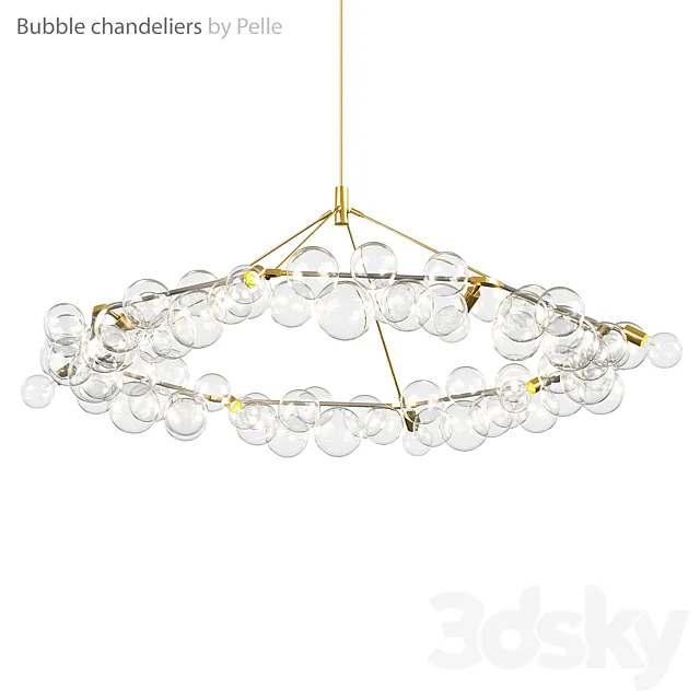 Bubbles chandeliers by Pelle 3DSMax File