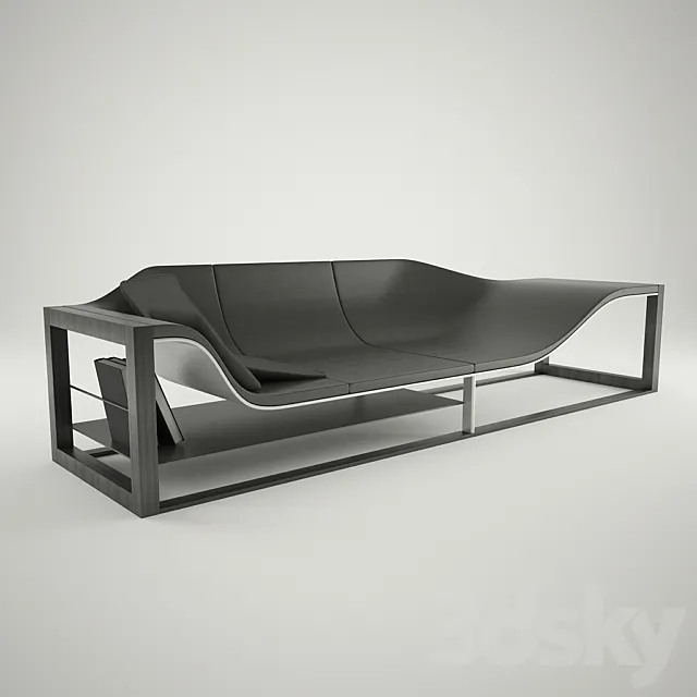 Bucefalo Sofa 3ds Max