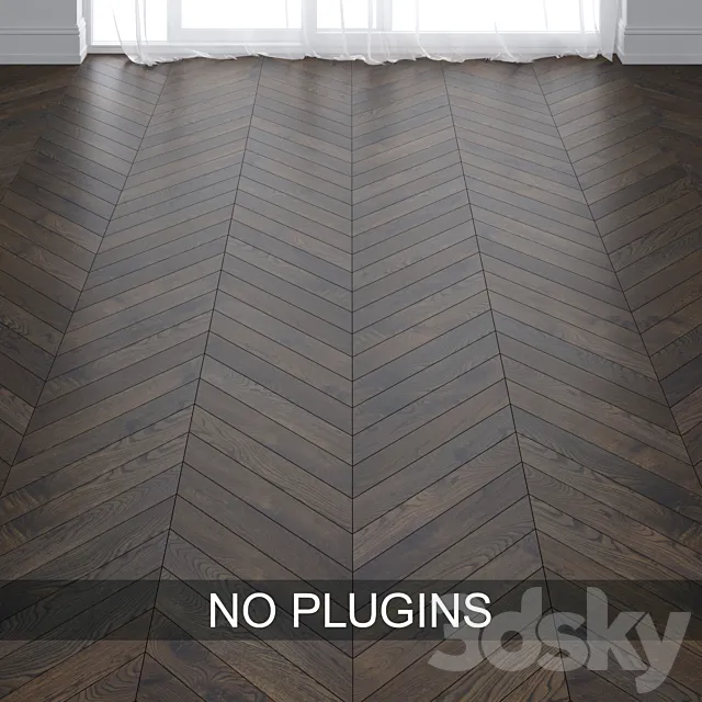 Buckingham Parquet by FB Hout in 3 types 3DS Max Model