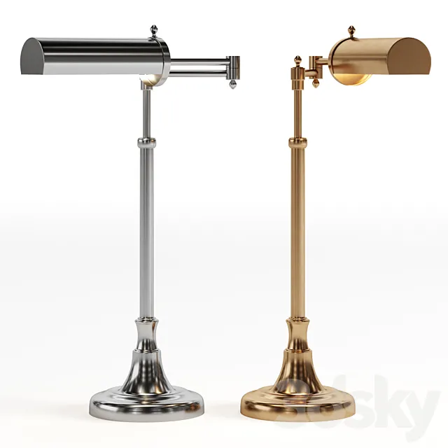 Buckingham Trough Table Lamp 3ds Max