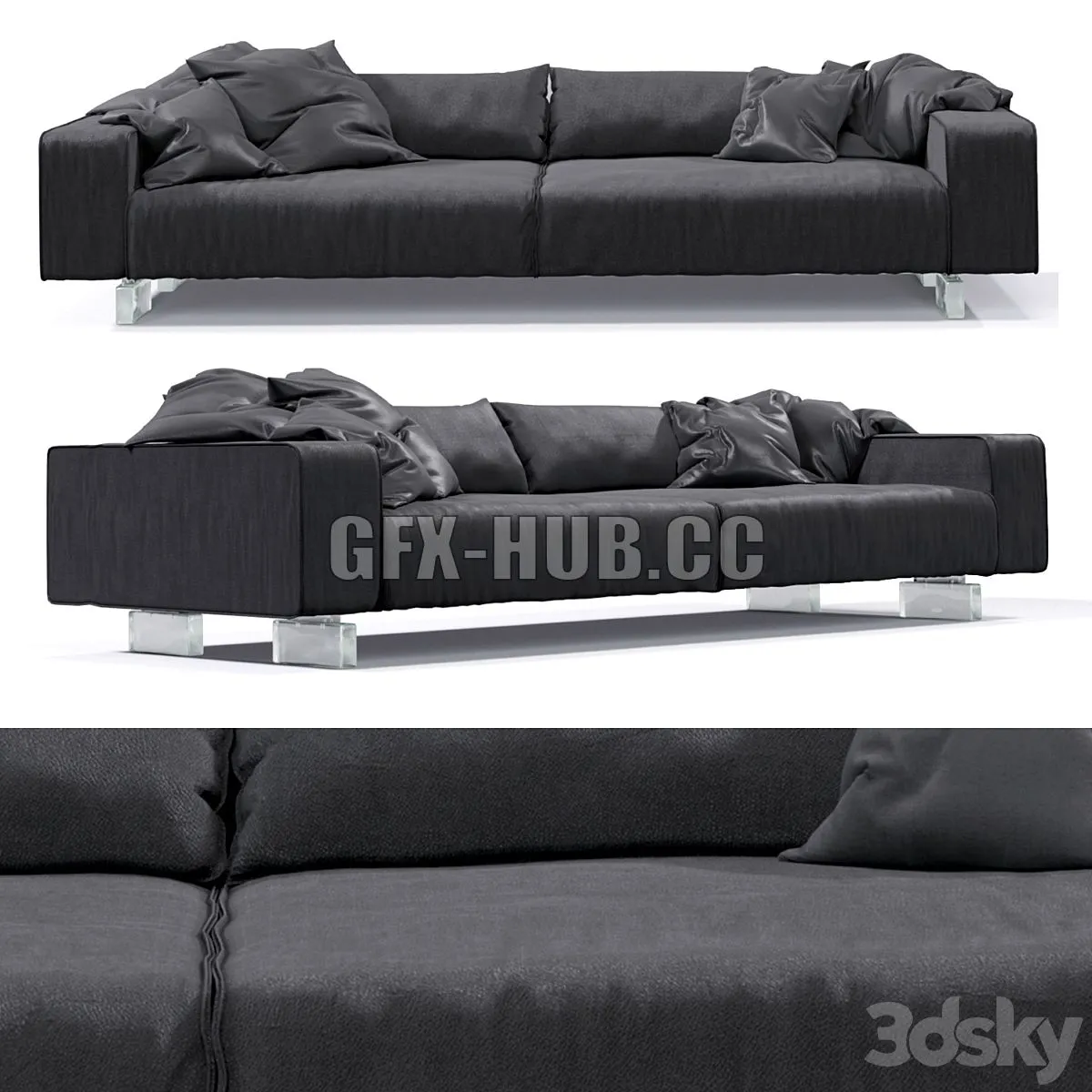 Budapestair sofa 3dsMax Model