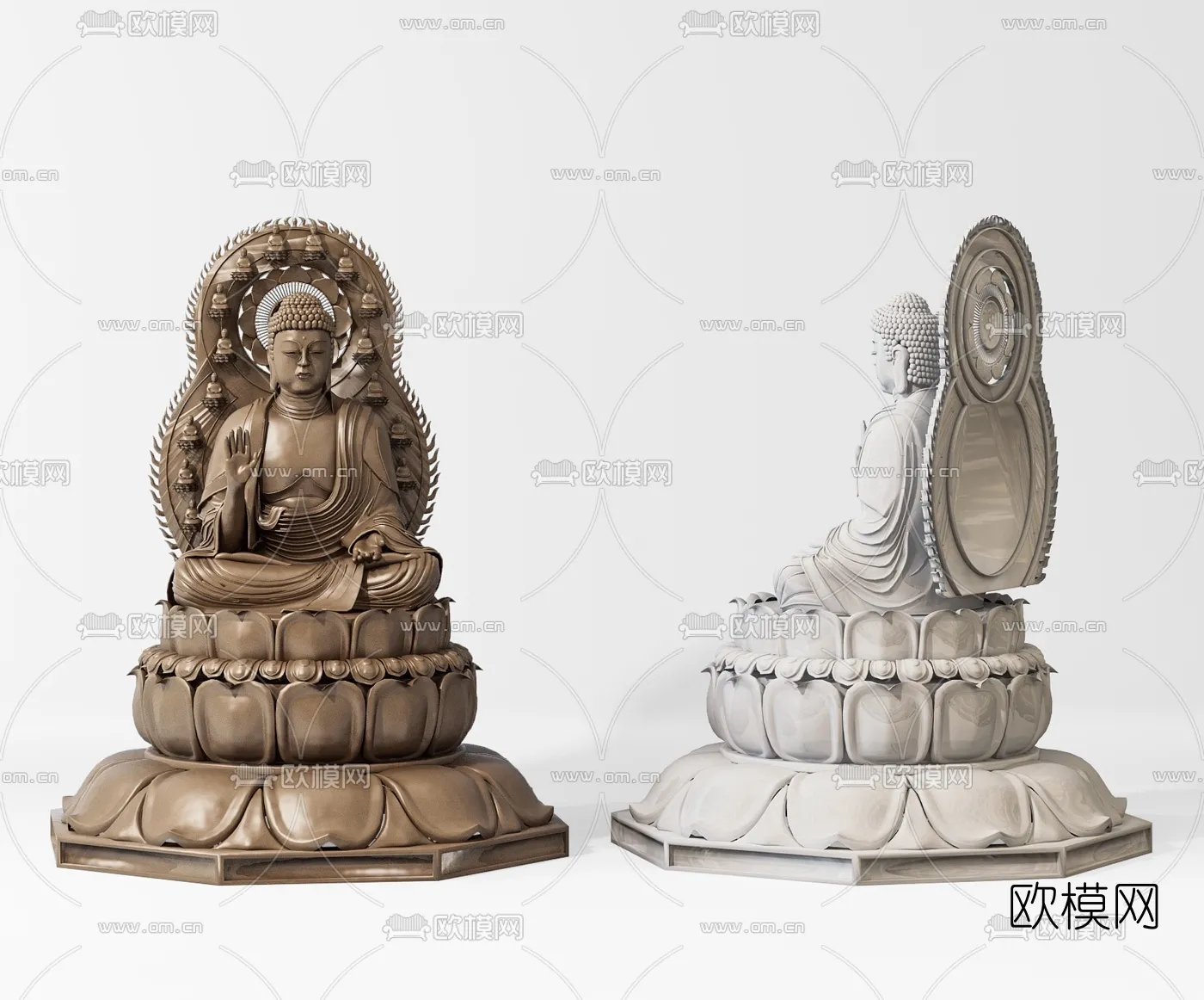 Buddha 3D Model for Decoration – Interior Design – 001