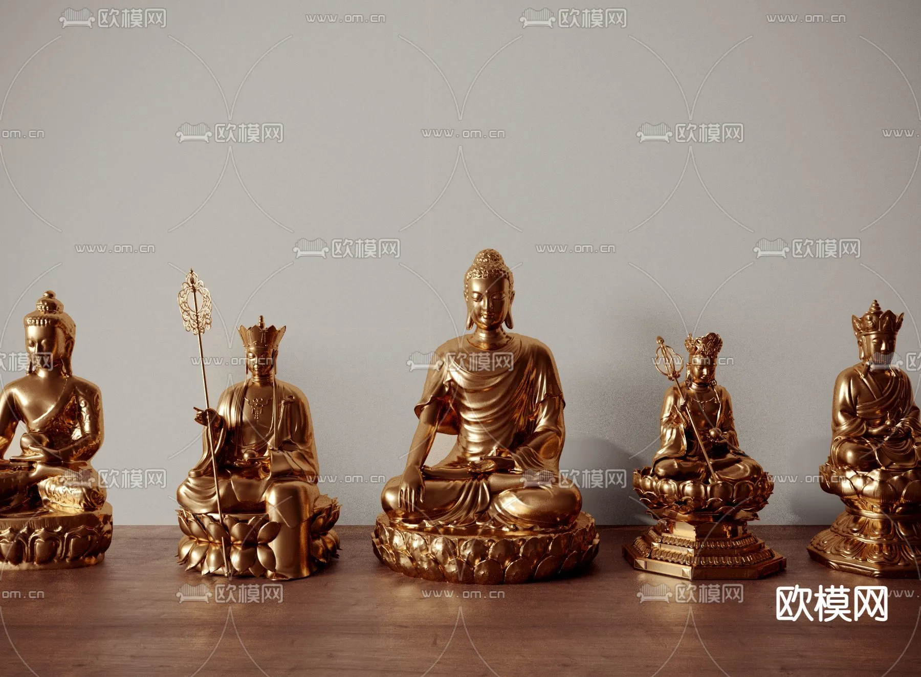 Buddha 3D Model for Decoration – Interior Design – 005