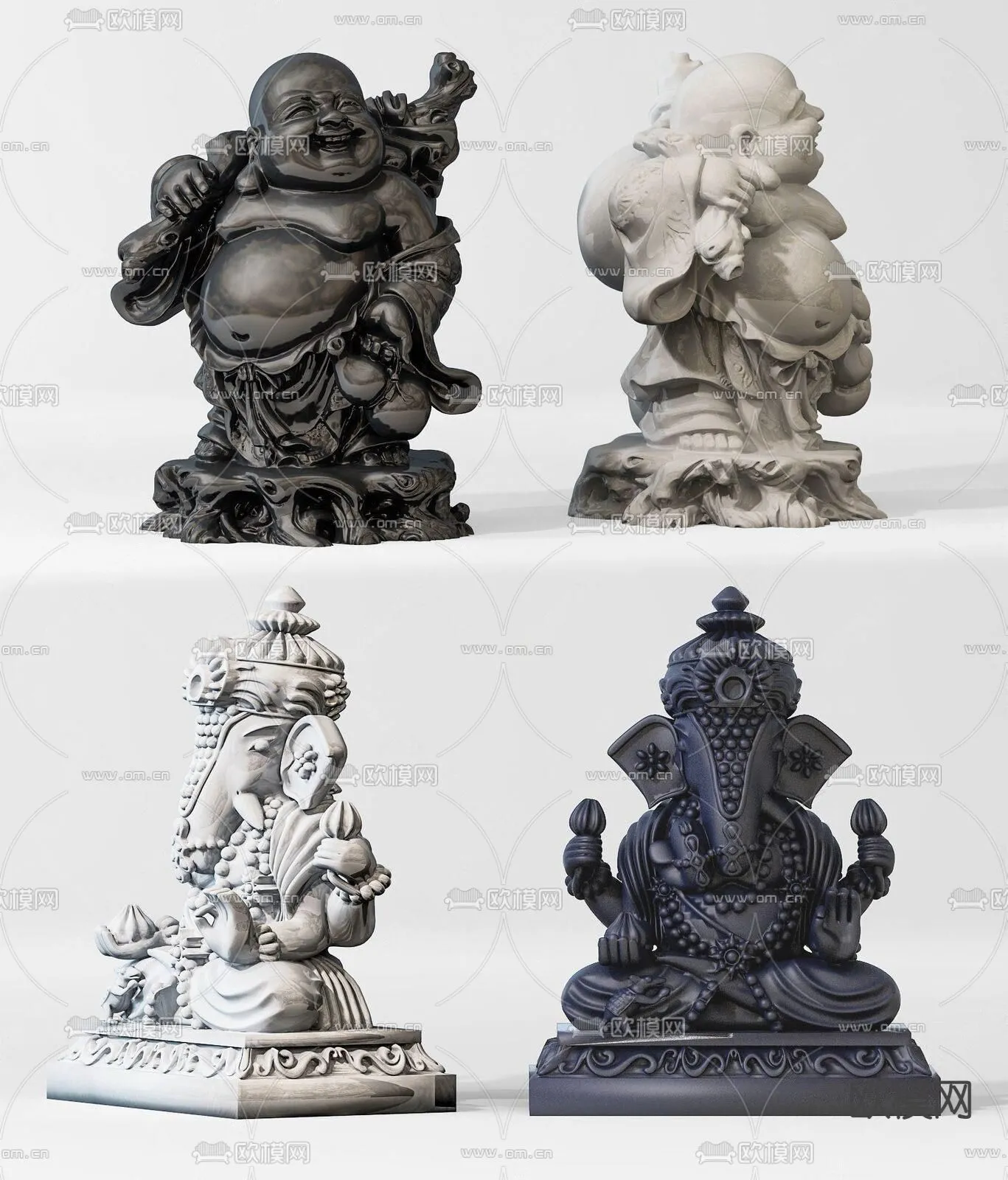 Buddha 3D Model for Decoration – Interior Design – 014