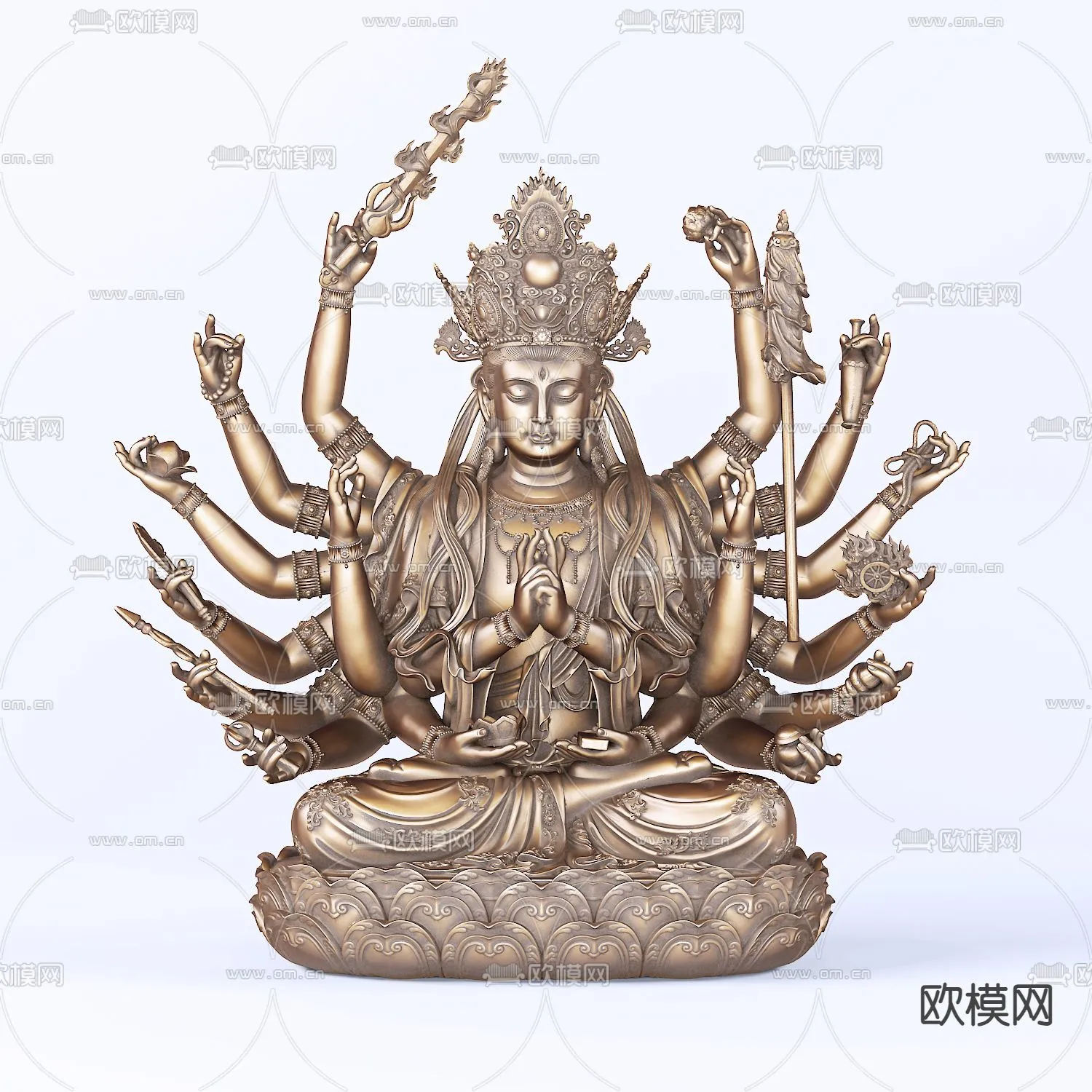 Buddha 3D Model for Decoration – Interior Design – 018