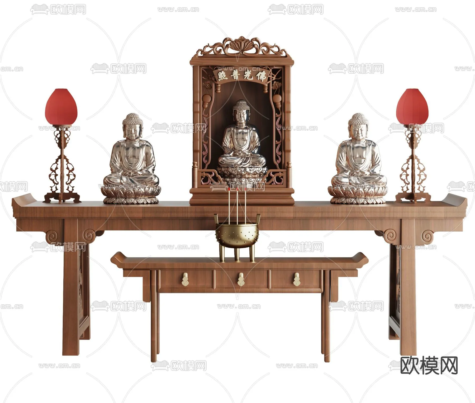 Buddha 3D Model for Decoration – Interior Design – 024