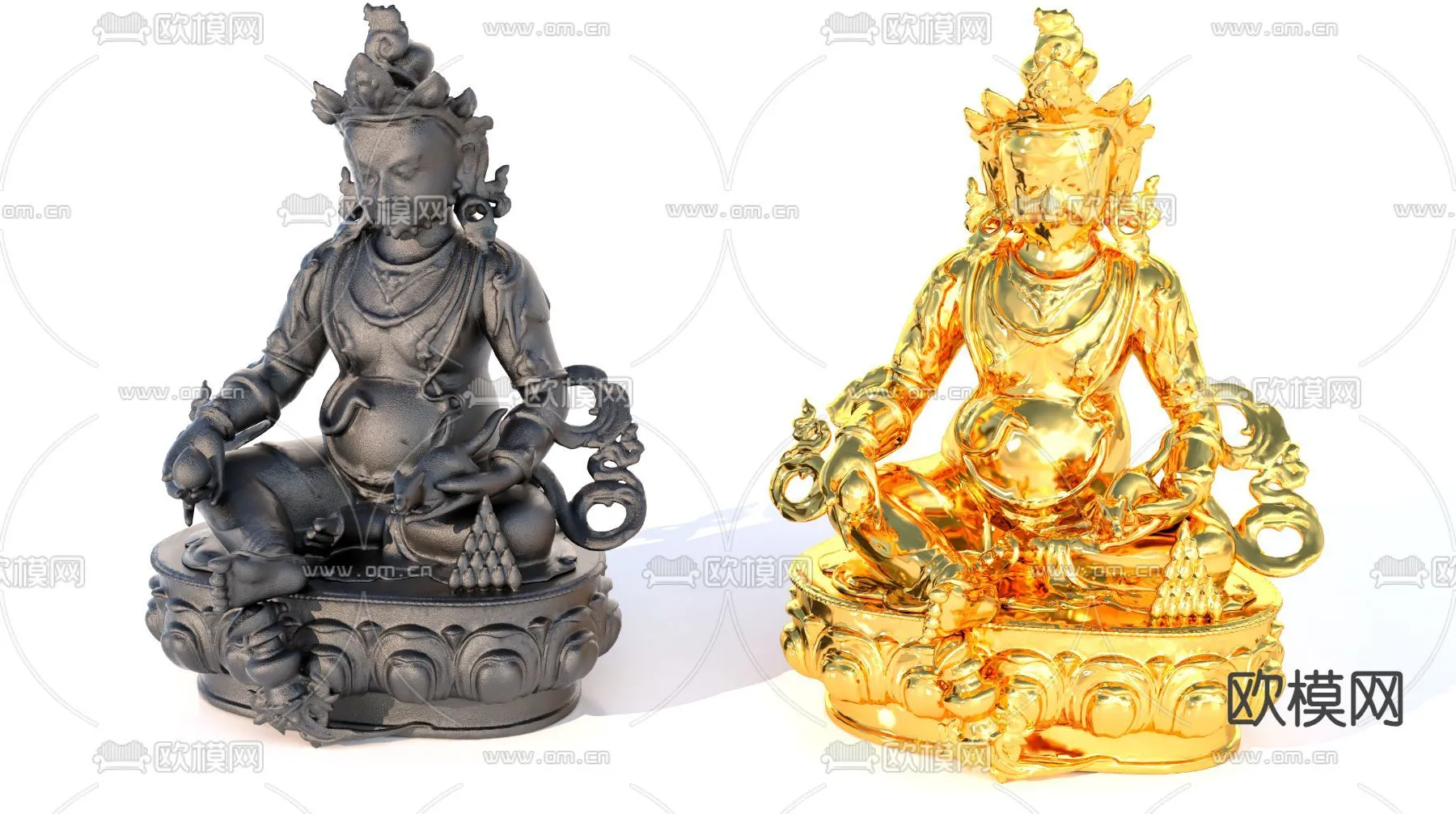 Buddha 3D Model for Decoration – Interior Design – 026