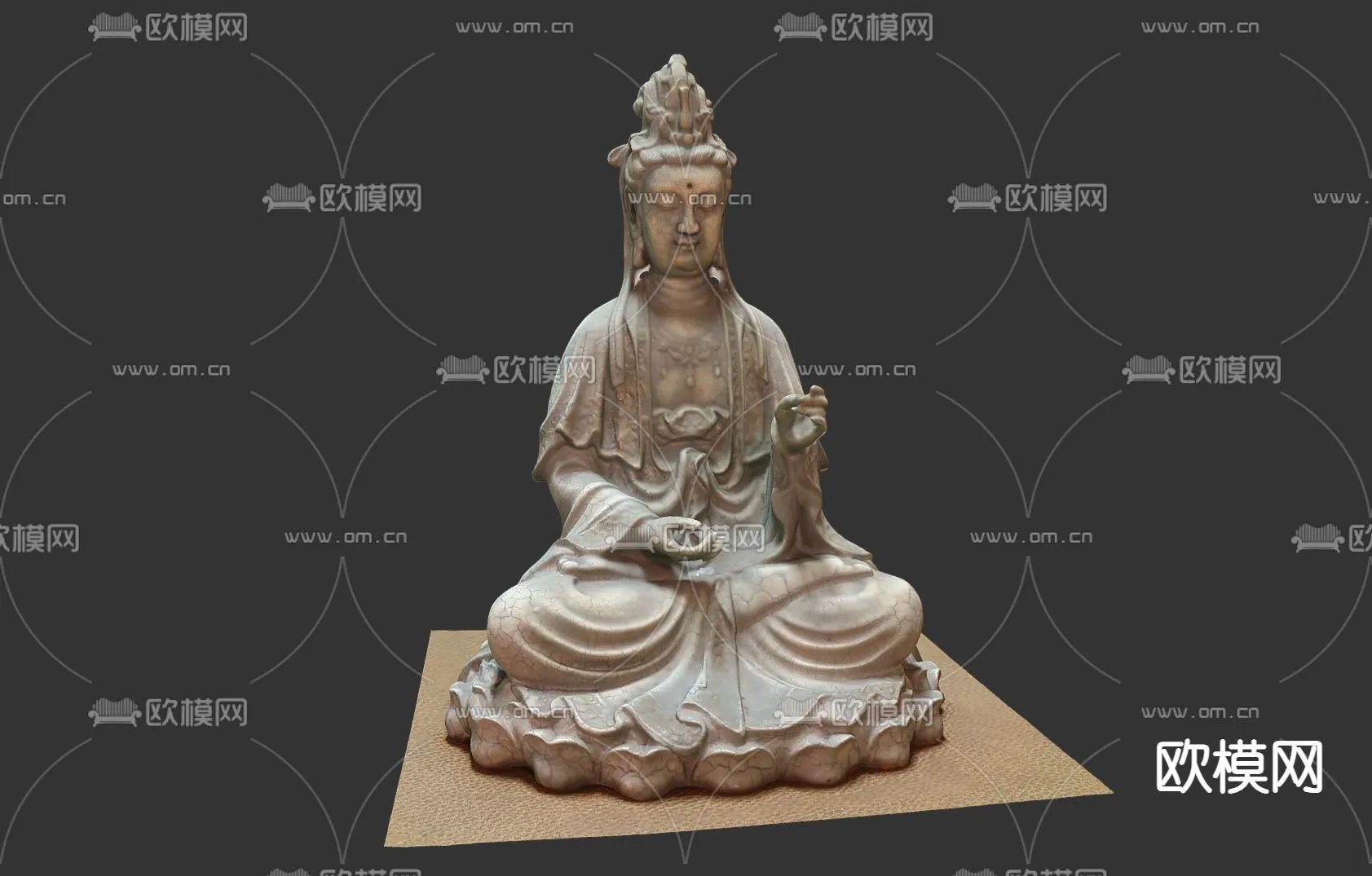 Buddha 3D Model for Decoration – Interior Design – 027