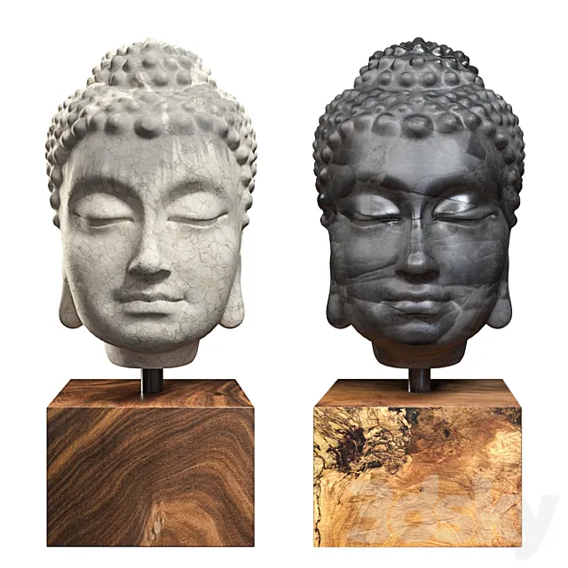 buddha head 3DSMax File