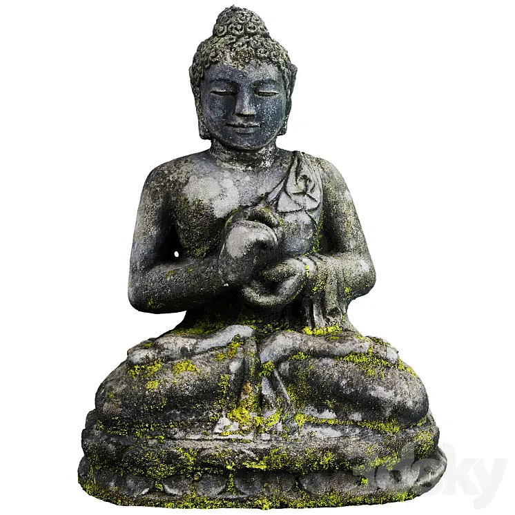 Buddha Statue Outdoor 3DS Max Model