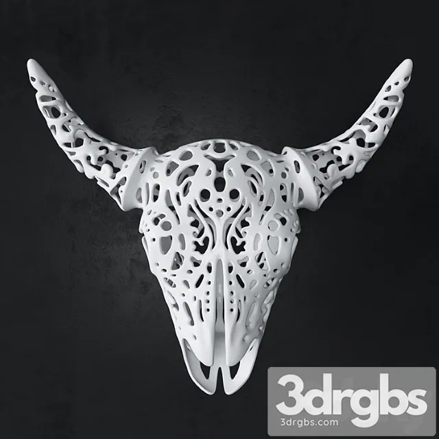 Buffalo 3d Skull Tallado 3dsmax Download