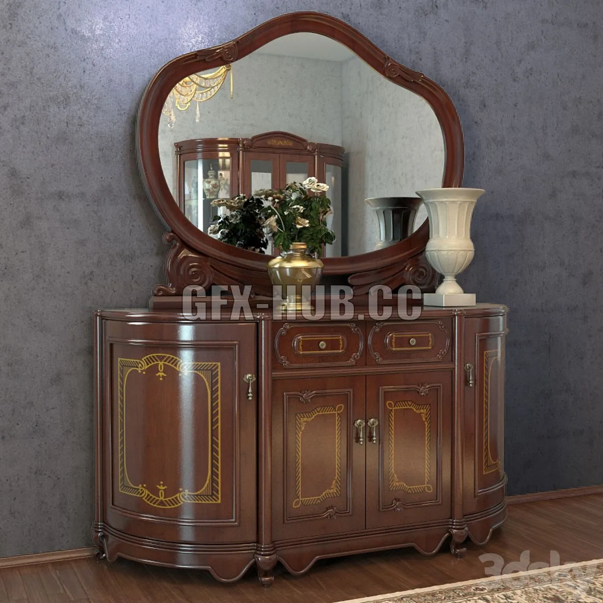 Buffet old 3dsMax Model