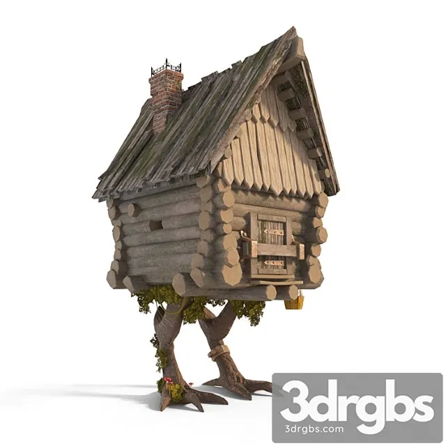 Building Hut On Chicken Legs 3dsmax Download