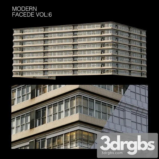 Building Modern Facade Vol 6 3dsmax Download