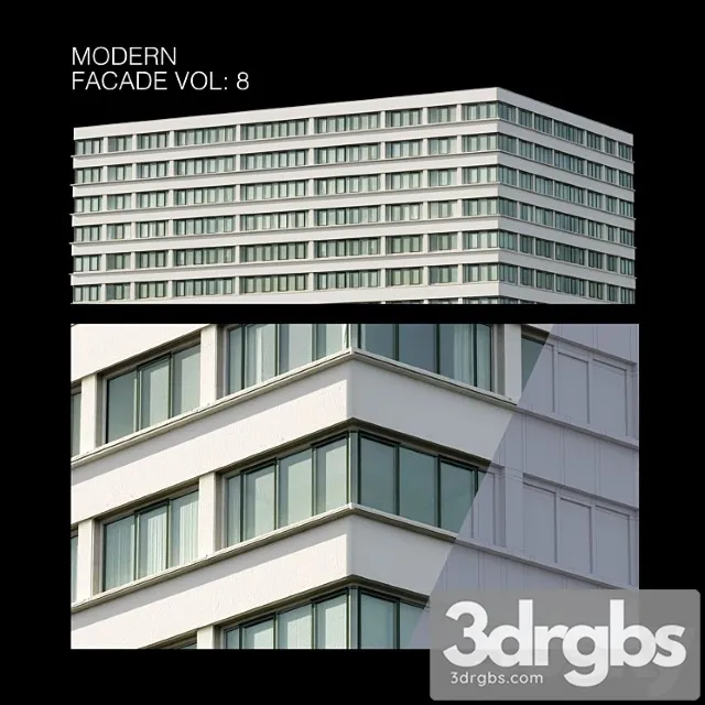 Building Modern Facade Vol 8 3dsmax Download
