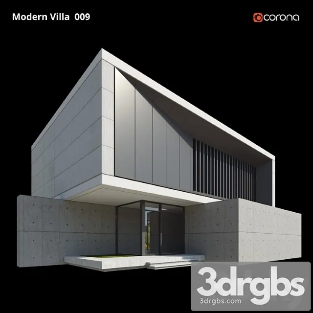 Building Modern Villa Design 009 G 2 3dsmax Download