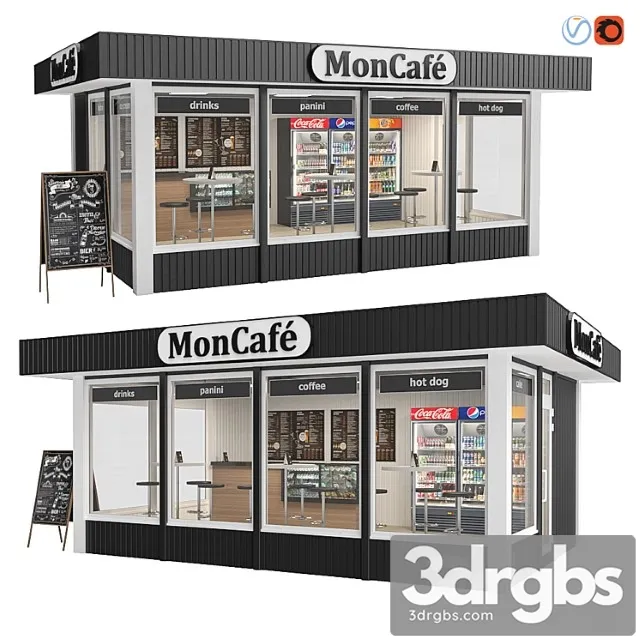 Building Moncafe 3dsmax Download