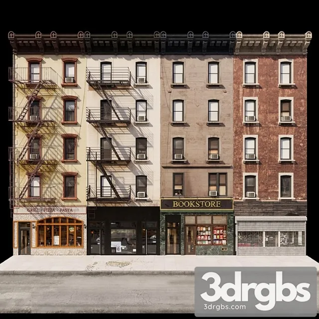 Building New York Facade 3dsmax Download