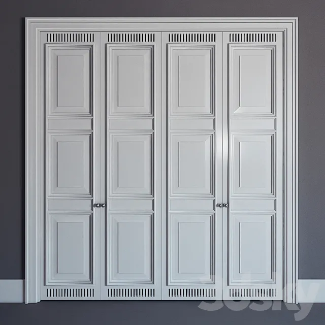 Built-in closet \ fitted wardrobe 3DSMax File