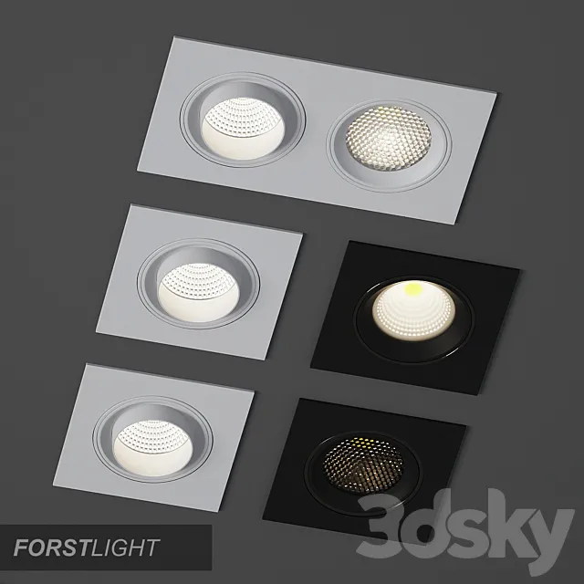 Built-in Forstlight MODULAR Lamp 3ds Max