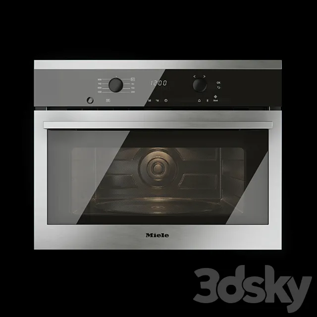 Built-in microwave oven Miele M6160TC 3DSMax File