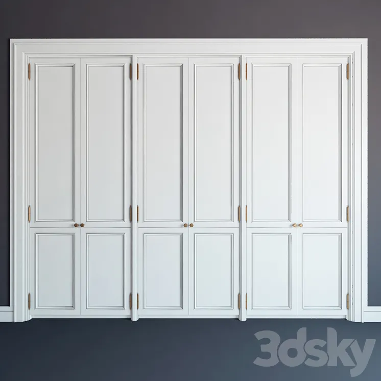 Built-in wardrobe 09 \ fitted wardrobe 09 3DS Max