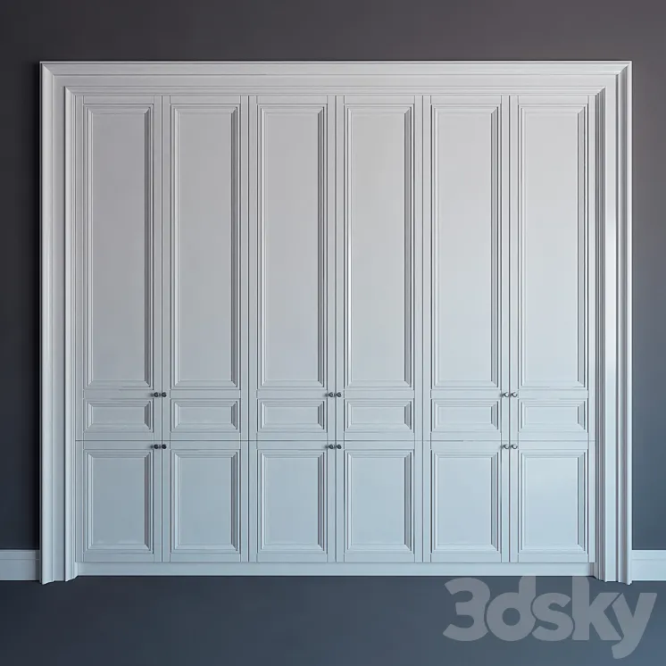 Built-in wardrobe 10 \ fitted wardrobe 10 3DS Max