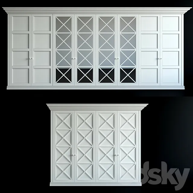 Built-in Wardrobe 3DSMax File