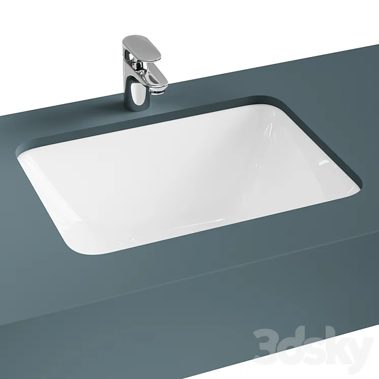 Built-in washbasin VitrA S20 5474B003-0618 3DS Max