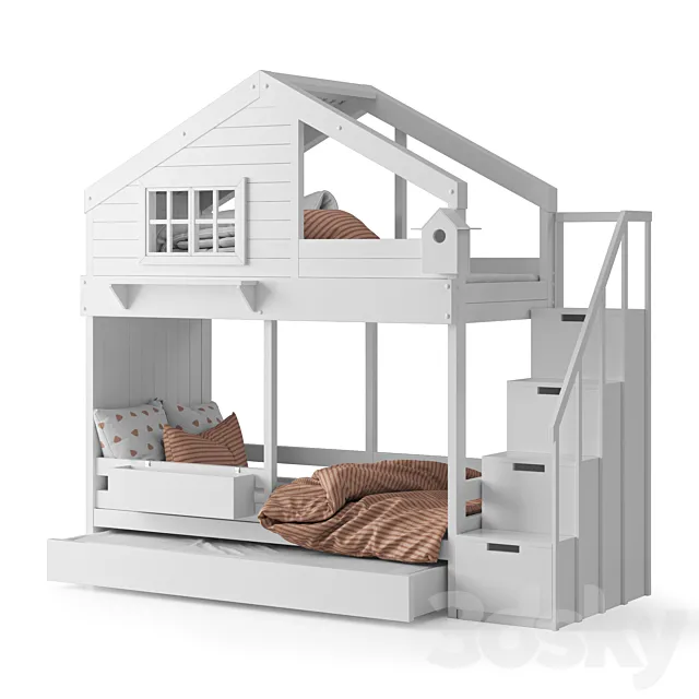 Bukwood bed-house “Cozy Nest” 3DSMax File