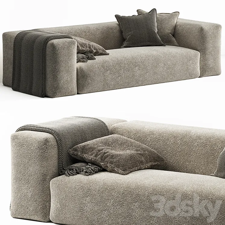 Bulky Sherling Sofa by Layered 3DS Max