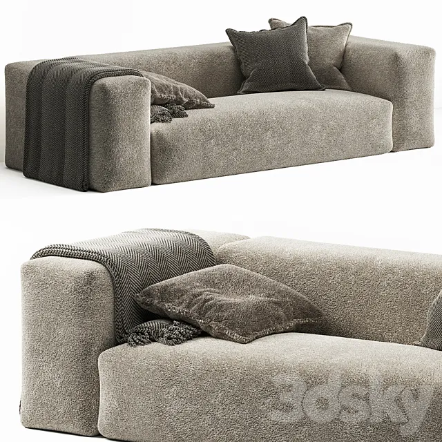 Bulky Sherling Sofa by Layered 3DSMax File
