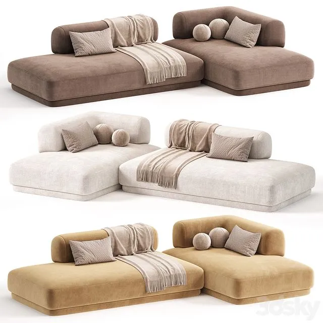 BUMPER Sofa by Zanotta 5 3dsMax Model