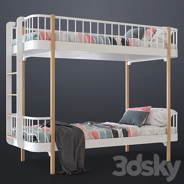 Bunk bed by Oliver furniture 3DS Max Model