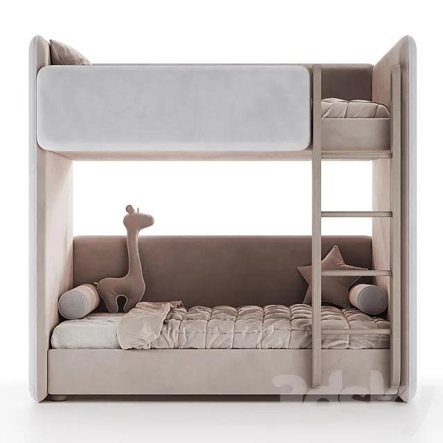 Bunk bed Level-03-11 Gelato 3DS Max Model