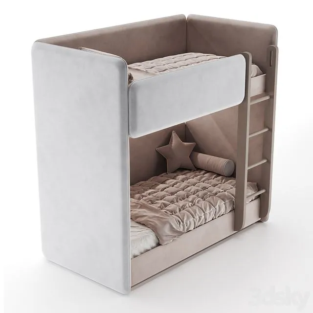 Bunk bed Level-03-11 Gelato 3dsMax Model