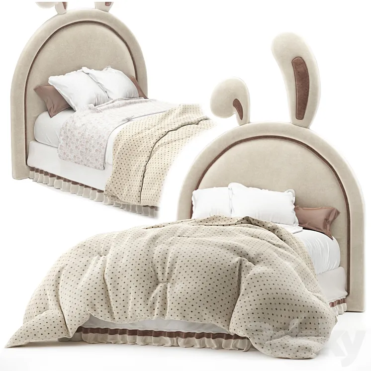 Bunny bed 3DS Max Model