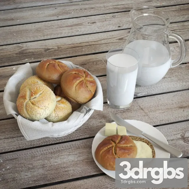 Buns and Milk 3dsmax Download