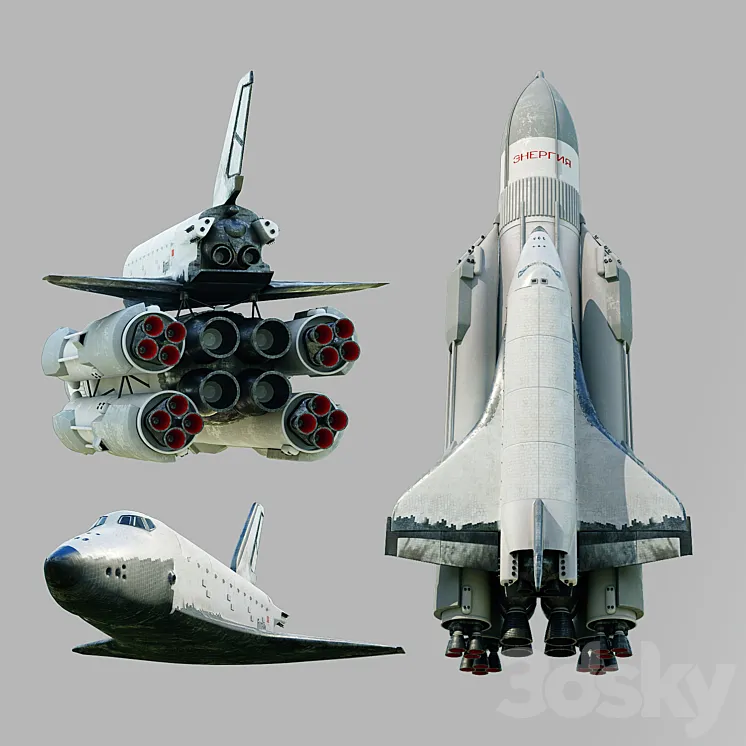Buran and Energy 3DS Max