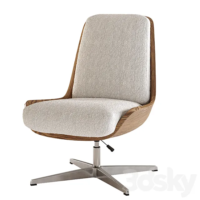 Burbank Desk Chair 3ds Max