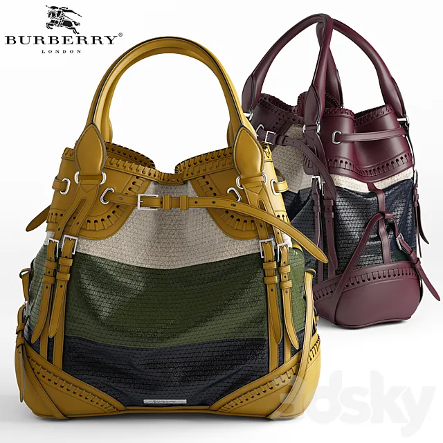 Burberry Whipstitch Bag 3ds Max