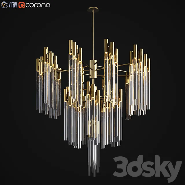 Burj Chandelier Luxxu 3ds Max