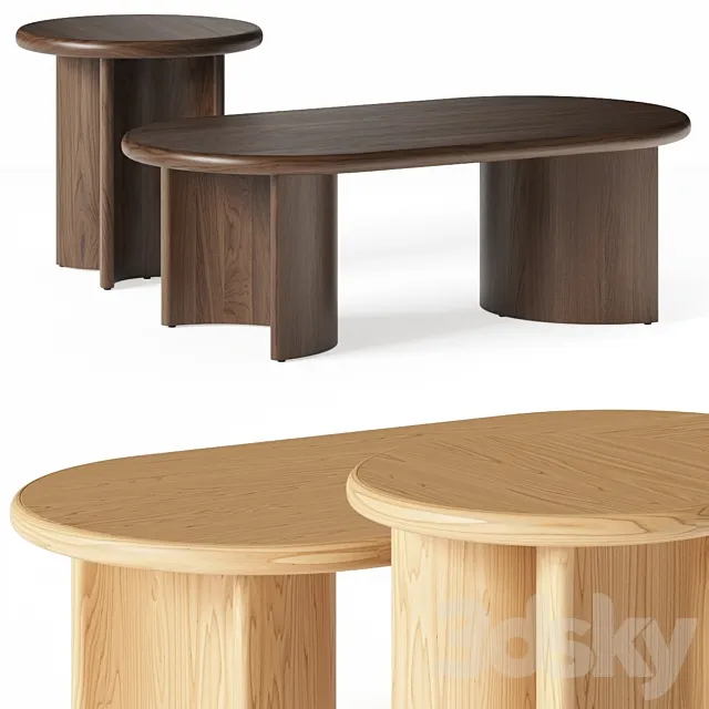 Burke Decor Paden Coffee Tables 3ds Max