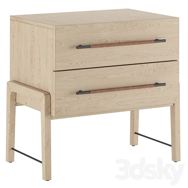 Burke Decor Rosedale Nightstand 3ds Max