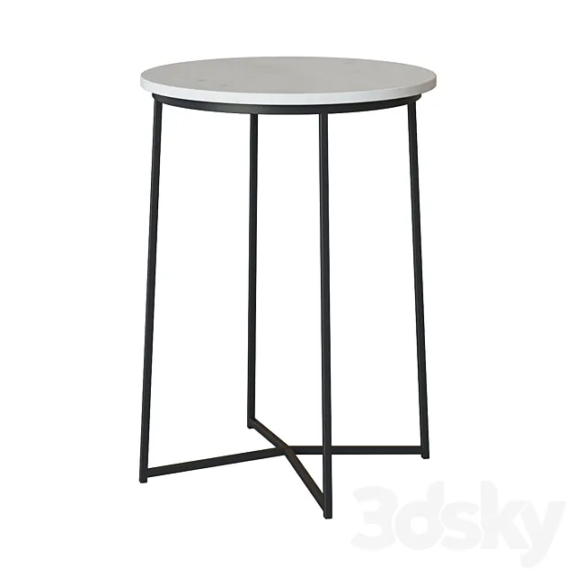 Burnet table 3DS Max Model