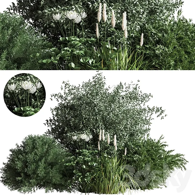 Bush04 3DS Max Model