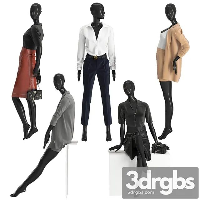 Business Suits for Women 3dsmax Download