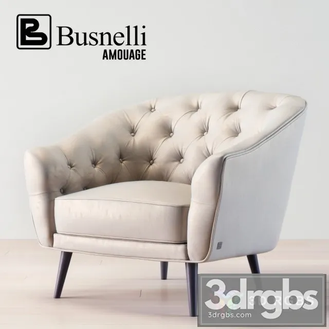 Busnelli Amouage Armchair 3dsmax Download